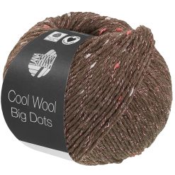 Cool Wool Big Dots | Brun fv. 111