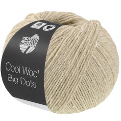 Cool Wool Big Dots | Natur fv. 112