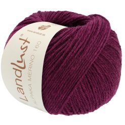 Landlust Alpaca Merino 160 | Brombær-rød fv. 450