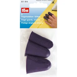 Fingerbeskytter lilla (3 stk)