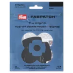 Fabpatch stretch sort (3) selvklæb
