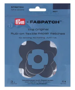 Fabpatch stretch navy (3) selvklæb