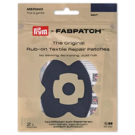 Fabpatch merino navy (2) selvklæb