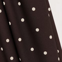 Mind the MAKER | Viscose crepe Jolly Dots fv. Umber