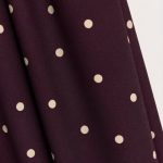 Mind the MAKER | Viscose crepe Jolly Dots fv. Mulberry