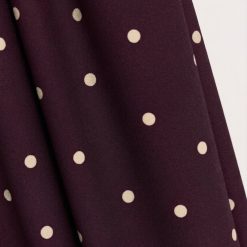 Mind the MAKER | Viscose crepe Jolly Dots fv. Mulberry