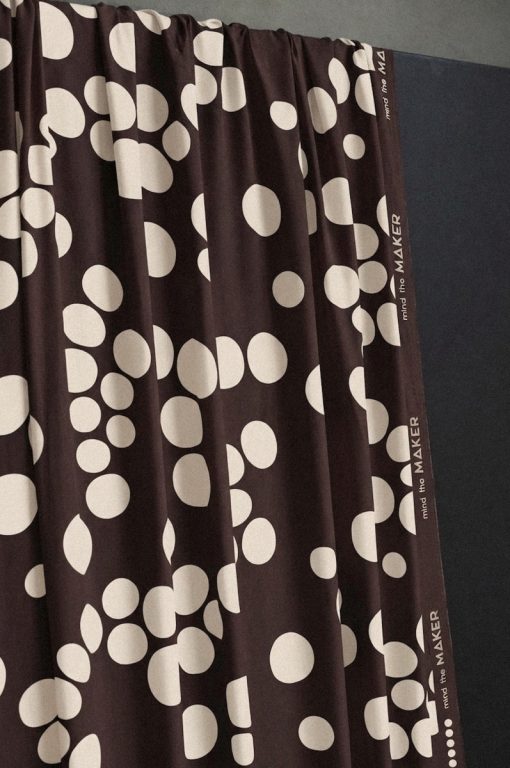 Mind the MAKER | Viscose crepe About A Dot fv. Umber