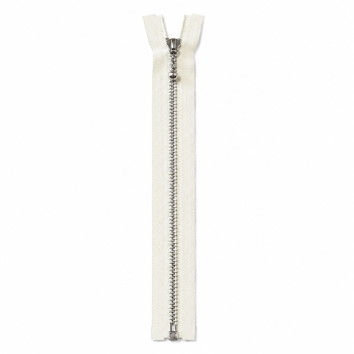 YKK 4mm alum. delbar 45 cm ecru