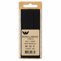 Bændel 13mm. 3 mtr. sb sort