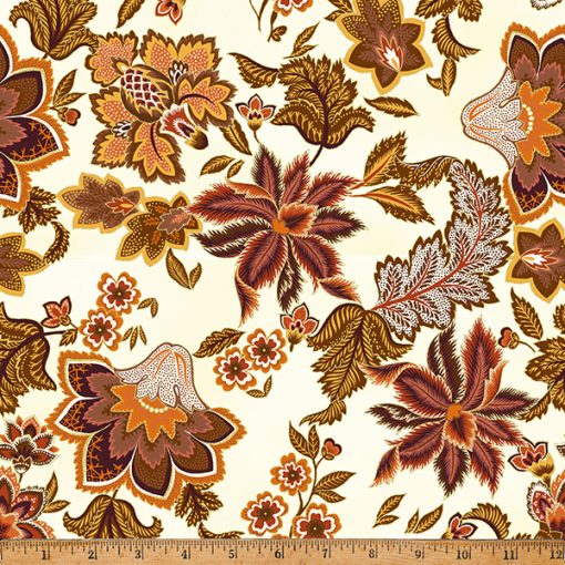 Hoffmann Fabrics | Gilded Garden fv. Russet Gold