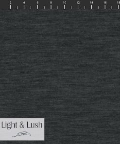 Light & Lush | Merinould med bomuldsbagside i mørkegrå