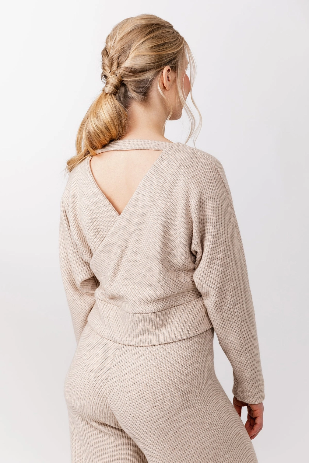 Named Clothing | Kajo batwing wrap sweater & kjole str. 32-56