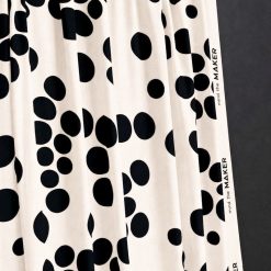 Mind the MAKER | Viscose crepe About A Dot fv. Creamy White