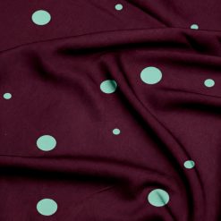 Mind the MAKER | Viscose twill Dainty Dot - Mulberry