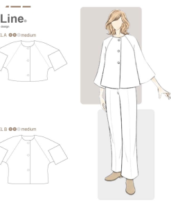 Line2Line | Løs jakke med raglanærmer J475