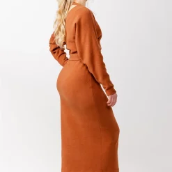 Named Clothing | Kajo batwing wrap sweater & kjole str. 32-56