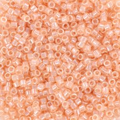 Miyuki delica's 11/0 - transparant luster shell pink 106-1