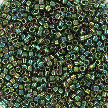 Miyuki delica's 11/0 - gold luster emerald 125
