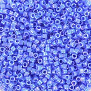 Miyuki delica's 11/0 - opaque ab medium blue 167