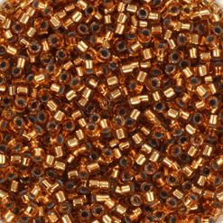 Miyuki delica's 11/0 - silverlined light bronze 181