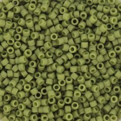 Miyuki delica's 11/0 - opaque matte luster olive 391-1