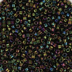Miyuki delica's 11/0 - metallic iris forest green 3