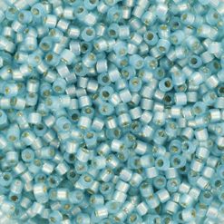 Miyuki delica's 11/0 - silverlined dyed alabaster aqua 628