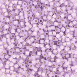Miyuki delica's 11/0 - silverlined dyed alabaster lilac 629
