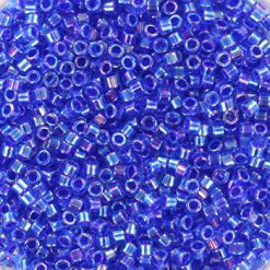 Miyuki delica's 11/0 - lined ab cobalt sapphire 63