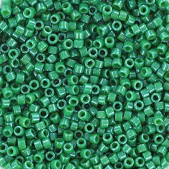 Miyuki delica's 11/0 - opaque dyed green 656