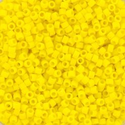 Miyuki delica's 11/0 - opaque matte yellow 751