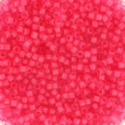 Miyuki delica's 11/0 - transparant sf dyed bubble gum pink 780