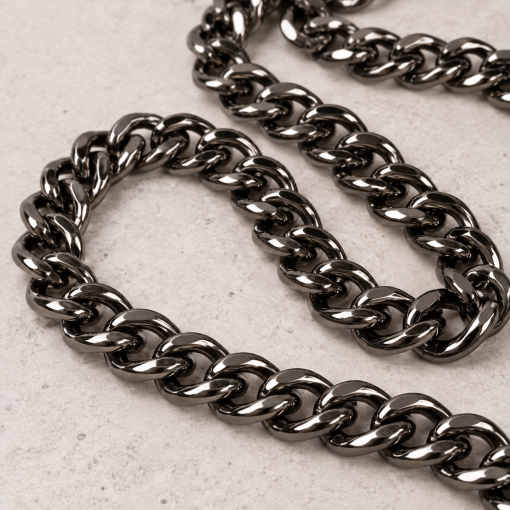 Kæde 12 mm fv. gunmetal