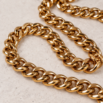 Kæde 12 mm fv. guld