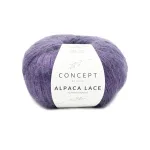 Alpaca Lace | Mørk Violet fv. 61
