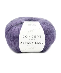 Alpaca Lace | Mørk Violet fv. 61