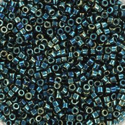 Miyuki delica's 11/0 - metallic iris blue green gold 1006