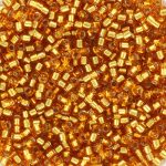 Miyuki delica's 11/0 - silverlined marigold 1201