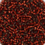 Miyuki delica's 11/0 - silverlined dark cranberry 1202