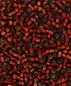 Miyuki delica's 11/0 - silverlined dark cranberry 1202