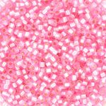 Miyuki delica's 11/0 - silverlined dyed pink 1335