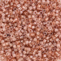 Miyuki delica's 11/0 - sparkling lined vintage rose 988